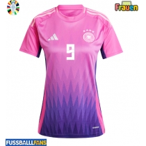 Deutschland Niclas Fullkrug #9 Auswärtstrikot Frauen EM 2024 Kurzarm